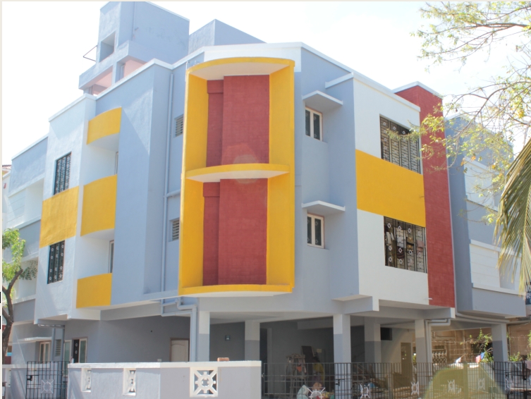 Redbrick Apartment Building in Chennai Rajam Project